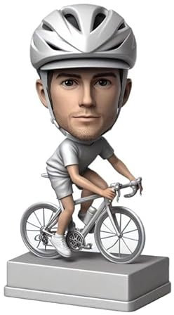 mydedor Individuelle Wackelkopf-Figur, individuelle Puppe, Sportler Partner, benutzerdefinierter Wackelkopf, handgefertigter Wackelkopf, personalisierte Basis auf Ihrem Foto