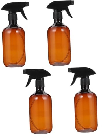 AUTSUPPL 4pièces Flacons Pulvérisateurs Vides De Bouteilles Plastique Refillables Pour Jardinage Et Nettoyage Légères Et Pratiques