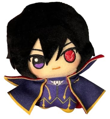 Zhongkaihua 10CM Lelouch Lamperouge Plush Pendant Anime Pillow Cushion Stuffed PP Cotton Car Bag Home Keychain Decoration Pendant For Fans