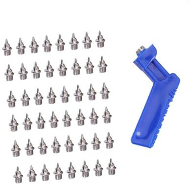 ifundom 110 Piezas Clavos Inoxidable para Calzado Deportivo Puntas Antideslizantes Compatibles con Zapatillas de Atletismo Diseño Preciso y para Running y Actividades Deportivas