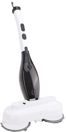 Luocute Elektrischer Rotierender Mopp, 2 in 1 Kabelloser Spin -Mopp mit Wasserspray 800 Ml Wassertank für Hartholzfliesenbodenreinigung, 30 Minuten Arbeitszeit, Super Ruhige Reinigung &