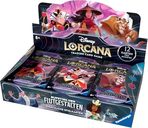 BB-Toy-Trades Lorcana Aufstieg der Flutgestalten - Display Box mit 24 Booster Packs - DEUTSCH - Sammelkarten NEU & OVP Toploader