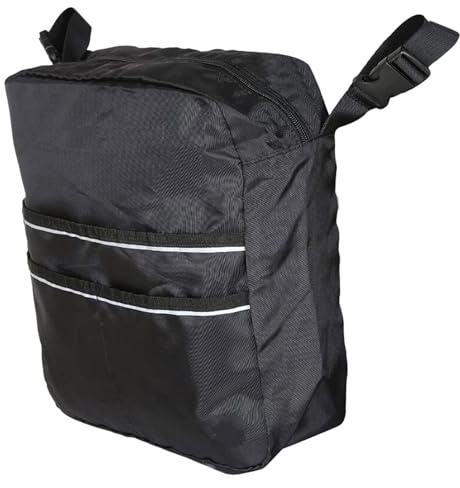 Bolsa para respaldo de silla de ruedas - Mochila para silla de ruedas con | reflectantes, organizador para viajes al aire libre, compras, scooter, rehabilitación, avión, hospital, ancianos