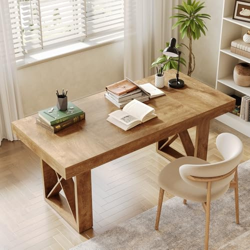 63-Inch Long Desk for Computer Gaming, Working, Studying – Home Office Desk