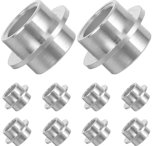 ABOOFAN Espaciadores de Cojinetes para Patines en Línea de Aluminio, 30 Piezas, Accesorios para Ruedas y Ejes, 12 X 10 X 6 Cm, Espaciador de Rodamientos para Patineta y Scooter, Uso