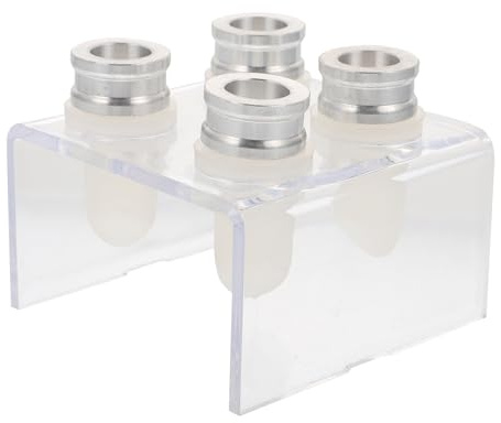 SOLUSTRE Stampo Semplice da Usare Fai da Te in Silicone per Rossetto Kit e Facile da Sformare 4 Cavità e Supporto per Rossetto per Uso Personale e Regali
