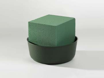 4 x Oasis Ideal Pedestal Block Wet Foam Brick for Florist Floral Craft Flowers Floristry Designs & Displays