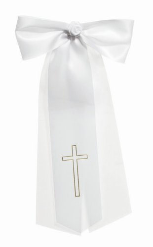 Taufkerzen Kerzen Schleife aus Satin, Kommunionskerzen