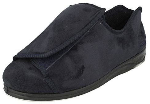 Padders Plus Peter Extra Wide Fitting Mens Memory Foam Slippers