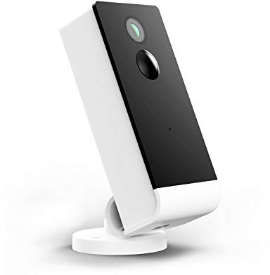 Woox Outdoor Security Camera Smart 1080P IP65 Weatherproof Wireless Home WIFI IP Surveillance System with Alexa Voice Control, Night Vision Motion Detection 2 Way Audio White
