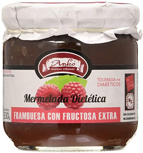 Anko Mermelada Frambuesa Con Fructosa Sin Az·Car Envase De 330 G 400 g