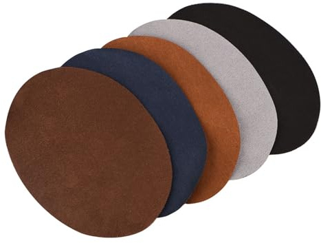 Reparatur Patches 10 Stück Oval Aufbügeln Patches Ellenbogen Knie Patches Dekorative Patches Reparaturset für Bekleidungsjeans | Kein Nähen nötig, 60s Fixierung, Kreativ Schnittform, Vielseitig für Jeans & Taschen, Verstärkung & Deko, 5 Farben im Set