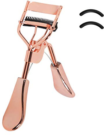 Uranian Beauty Eyelash Curler Comb Eyelash Curlers with 2 Silicone Refill Pads Premium Lash Curler Makeup Tool for Women and Girls