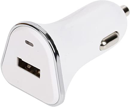 TURBOCAR - Chargeur de voiture USB - 12 V - 1 port USB - Permet de recharger les appareils USB en roulant - 1 prise allume cigare 12-24V avec témoin LED de fonctionnement - Tension de sortie 5V 1000mA