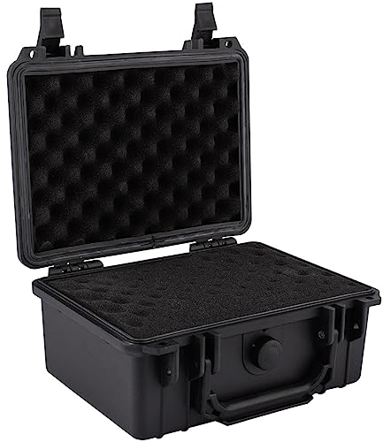 SEVICO Universalbox Kamera-Schutzkoffer robuste Schutzkoffer aus Kunststoff mit Schaumstoffpolsterung und Druckausgleichsventil - Ideal für Elektronik und Kameraausrüstung Outdoor-Fotokoffer