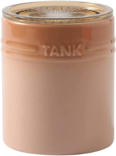 Sucrier en céramique, sucrier, sucrier en céramique dégradé avec couvercle, sucrier solide avec cuillère, pot à épices en porcelaine rouge-400 ml/14 oz (couleur : rouge) (couleur : rouge, taille : 400