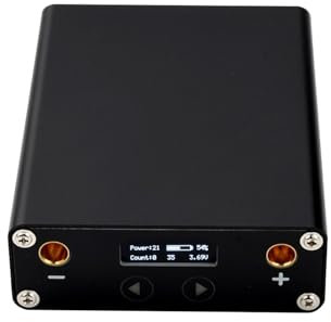 Kit saldatore a punti a batteria, Saldatrice a punti portatile Mini saldatrice a punti regolabile a 20 marce for batteria 18650 con kit di strumenti for piastra in nichel con penna a sgancio rapido Pe
