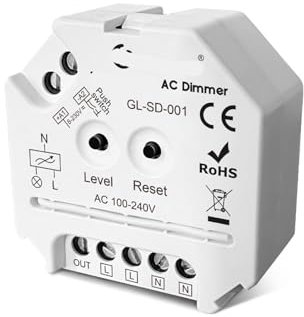 FWFDTQBSP Dimmer triac Dimmer AC Interruttore a Pulsante di Controllo LED