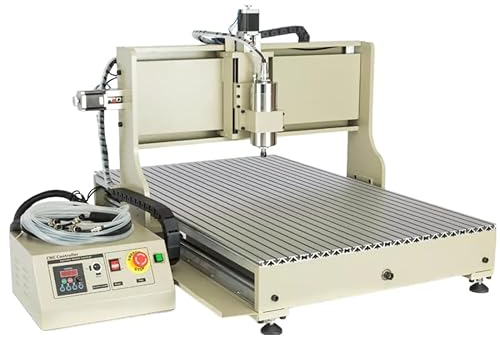 Fresadora CNC 4 ejes 6090 CNC 1500W Fresadora USB Router VFD Engraver Máquina de grabado de aluminio completo para grabado, corte de MDF, acrílico
