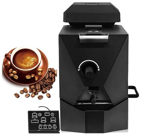 URJWAN Electric Air Coffee Bean Roaster, Automatic Coffee Bean Roasting Machine,with 3 Baking Curve,Smoke Filter & Chaff Collector, for Home Coffee Shops Restaurant