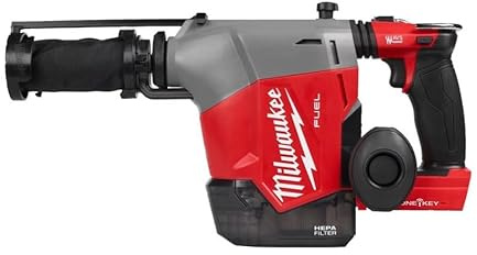 Milwaukee M18FHAFOH16-0X - Taladro de martillo SDS+ de combustible de 18 V de 16 mm con extractor de polvo integrado desnudo en estuche