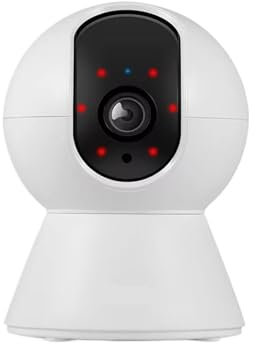 KKENZA Mini caméra IP WiFi Intelligente Tuya 4K 5/8 MP avec Support, sécurité intérieure, détection Humaine par IA(US Plug,8MP Camera)