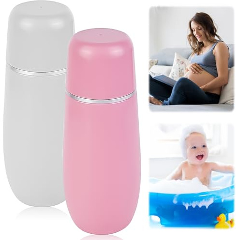 2 Stück Po Dusche, Intimdusche mit Deckel, Mobiles Bidet für Eine Sanfte, 400ml Tragbare Podusche Intimdusche für Damen, Reinigung des Intimbereichs, Popo Dusche Ideal hygienische