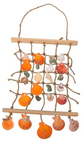 Kisangel Sospese in macramè Decorazione per Esterni e Patio Ornamento da Parete Accessori Tema Oceano Decorazioni da Spiaggia per Casa Costiera