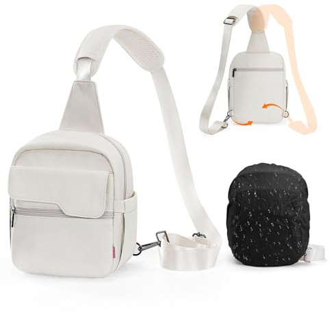 Cwatcun CwatcunSacoche pour Appareil Photo,Sacoche pour Appareil Photo étanche Grand Sac à bandoulière, Sacoche pour Appareil Photo Reflex,SLR/DSLR,Appareil Photo Compact,Blanc
