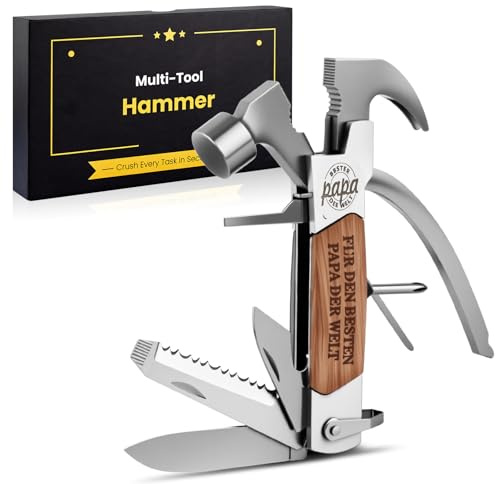 Geschenke für Männer, 12 in 1 Multitool Gadgets für Papa Geschenk, Adventskalender Füllung Männer, Geburtstagsgeschenk für Ihn Weihnachtsgeschenke, Camping Zubehör Papa Geschenk Weihnachten