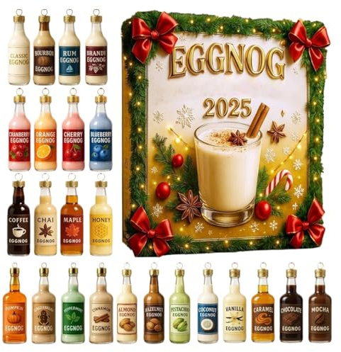 Holdes Calendario de cuenta regresiva para la temporada navideña, artículos decorativos acrílicos 2D, 24 días, decoración navideña de huevo, para decoración navideña de invierno en pared y ventana