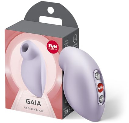 Fun Factory Gaia | vibratore ad onde di pressione per donne | stimolazione del clitoride senza contatto | 11 programmi a onde di pressione | impermeabile IPX7 | USB-C