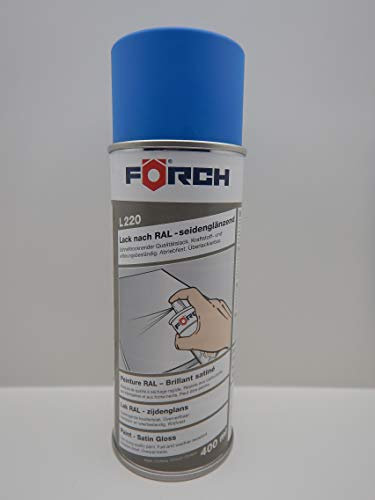 FORCH HIMMELBLAU BLAU RAL 5015 Lack LACKSPRAY Spray SPRAYDOSE SEIDENGLÄNZEND 400ML (1)