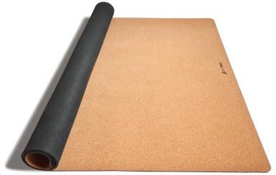 Secoroco Spielmatte aus Kork. Schadstofffreie Krabbelmatte für Babys und Kinder. Natur 160x110 cm