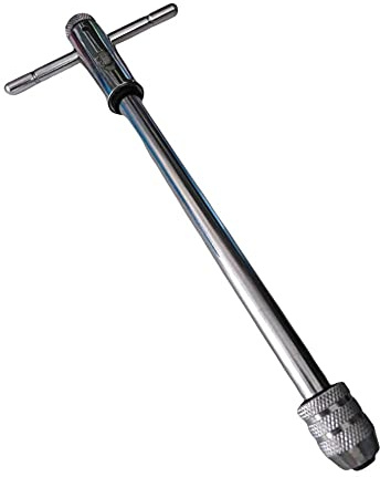 FAST WORLD SHOPPING ® Gewindebohrer mit Ratschen, 250 mm, T-Schraubenschlüssel, Größe M3 – M8