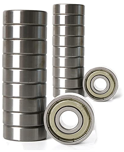 608zz Ball Bearings 608zz High Speed ABEC-7 Skateboard Bearings for Blenders, Skateboards,Scooters, Spinners, Roller 608 Skateboard Bearing 20 pcs