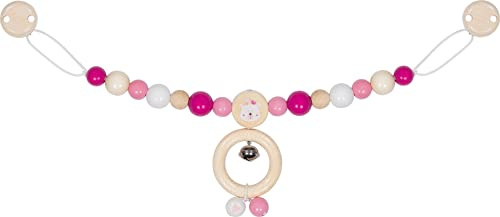 goki 65266 - Catena per passeggino con orso polare con clip