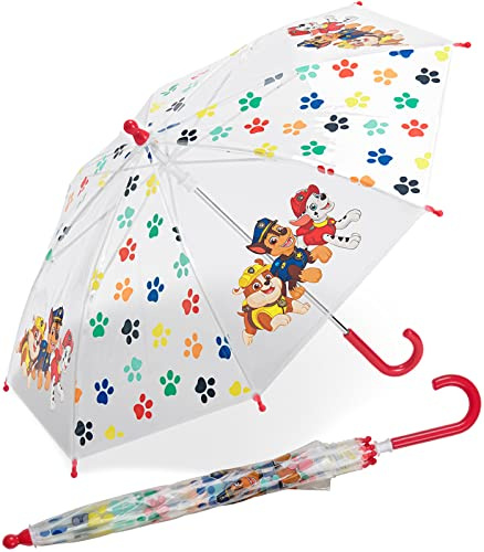 happy rain Kinder-Stockschirm transparent PawPatrol