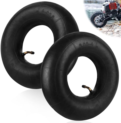 2 pezzi tubo per ruota carriola: tubo per carriola Nizirioo con tappo, tubo per ruota pneumatica, accessori tubo interno per carriole, trattori, dollies, 3.00-4, 10x3, 260x85