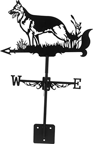VANZACK 1 Satz Windfahne Metallfahne Windanzeige Wetterfahnen für den Garten Flügelverzierung Wetterfahne aus Metall Windmühle schmücken Segelboot Klinge Rasen Eisen