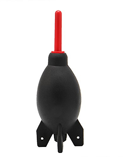 Raketenförmiges Luftgebläse, Rot Professionelle Rakete Luftgebläse Staubwedel Kamera Duster Blaster Staubreiniger Staubreiniger für DSLR Kamera Objektiv/Sensor/Filter Reinigung