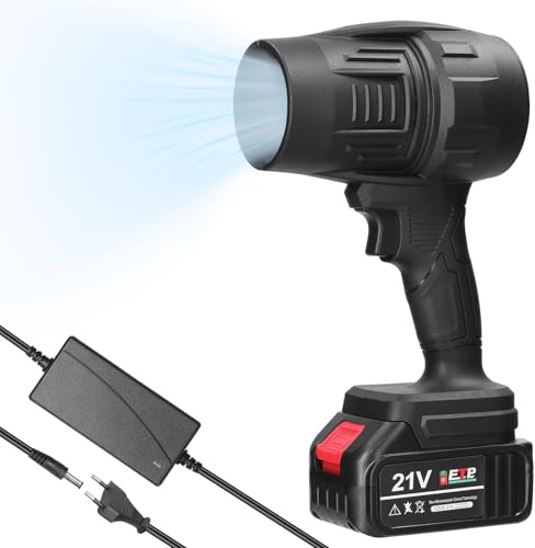 Handgehaltener Jet-Ventilator, 500 g, starker Schub, heftiger Ventilator, Bürstenmotor, Kanal-Turbolader, Hochleistungs-Kanalventilator, tragbares Staubgebläse, Tastatur-Reinigungswerkzeug