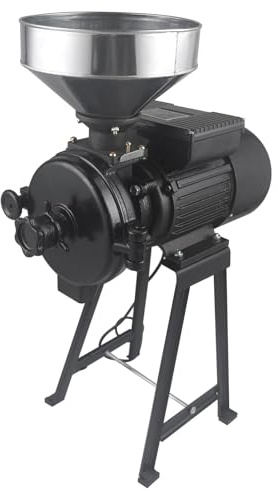 Mulino elettrico da 2200 W, 220 V, 1400 giri/min, con imbuto di soia, macinino per noci, macinino per caffè, riso e grano