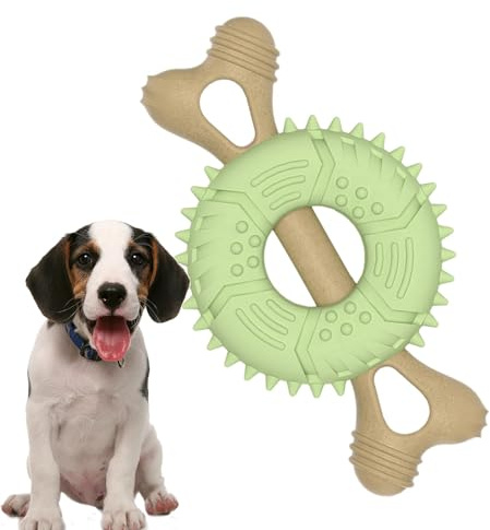 Bone Puppy Molare, Beißring für Hunde, Kauknochen Spielzeug für Hundezahnbürste, Puppy Brush Hundezahnbürste für Hunde, Kauspielzeug für kleine Hunde, m