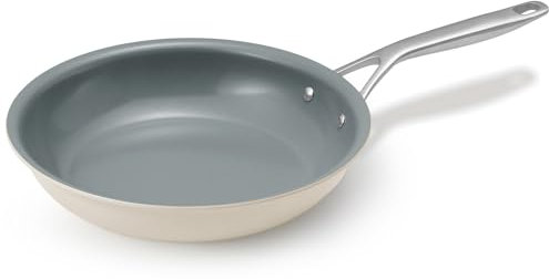 BLAZANT Ingenio Poêle en Céramique 28 cm - Poêles à frire à fond massif épaissi - Pour tous les types de plaques de cuisson - Poêle revêtue Passe au four - Avec poignée en acier (28 cm)