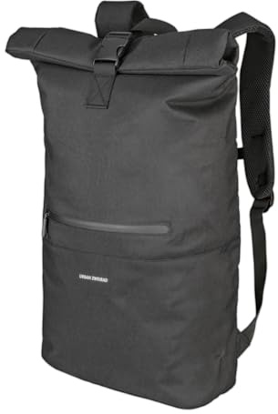 URBAN ZWEIRAD - Rollrucksack - Rolltop Rucksack für Damen & Herren aus PET-Flaschen - Rolltop für Freizeit, Uni & Schule etc. - Wasserabweisender Rolltop Rucksack