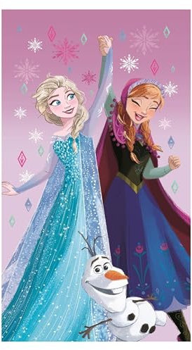 Theonoi Kinder - Handtuch Strandlaken Strandtuch Duschtuch Badetuch - 70 x 140 cm Mikrofaser (Frozen)