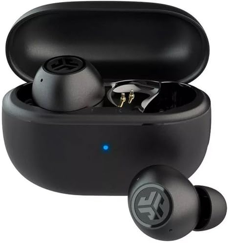 JLab Audio Go Pop ANC True Wireless Stereo Black Earbuds with Charging Case