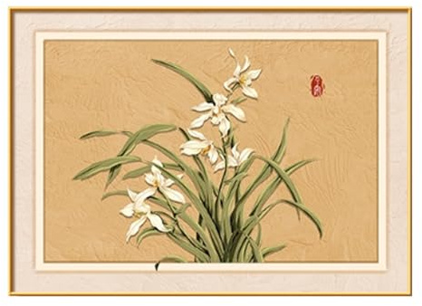 Cache Tableau Electrique Decoratif, Cacher Les Peintures Art Mural, avec Cadre Poster DéCoration Salon, Boîte De Compteur Amovibles, Idéal pour Votre Maison(Gold 6,80 * 60cm/31 * 23in)