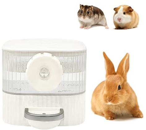 Marchul No Drip Rabbit Water Dispenser 650ml, Top Fill Pet Water Bowl Bottle Dishwasher-Safe for Rabbits, Bunny Guinea Pig Ferret, Puppy Kitten, Other Small Animals, BPA Free